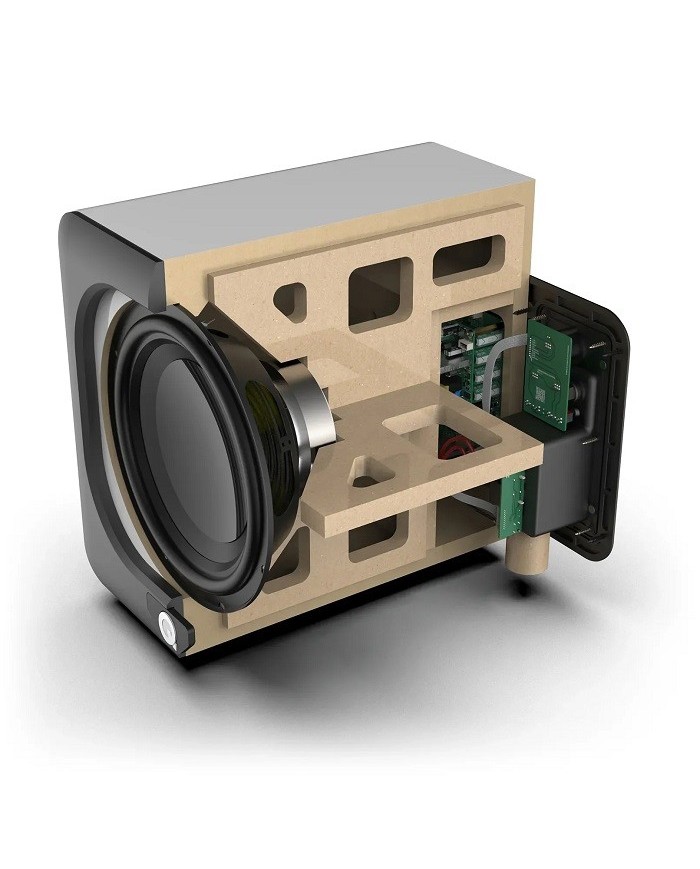 Subwoofer attivo cassa chiusa 12" Q Acoustics SUB120 Bianco