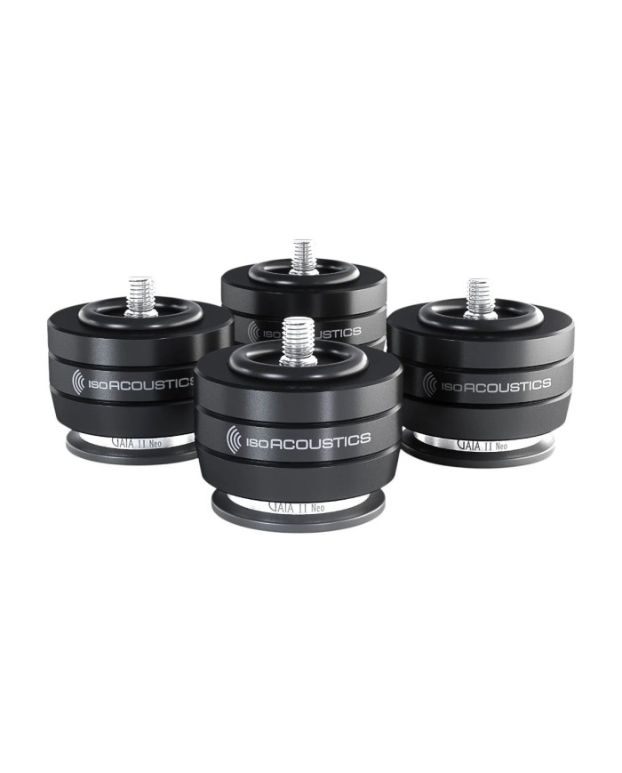 Piedini isolamento audio IsoAcoustics Gaia II Neo Black
