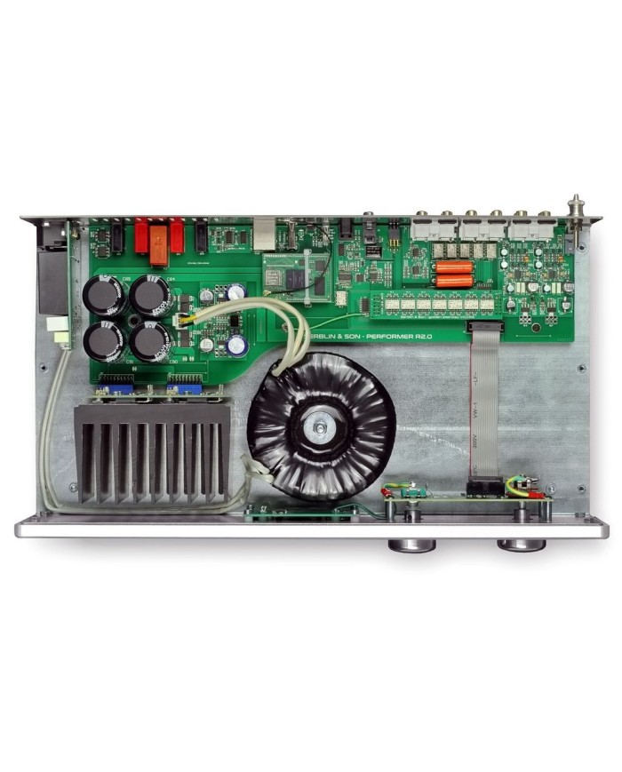 Integrato Phono DAC Streamer Serblin & Son Performer NET Nero