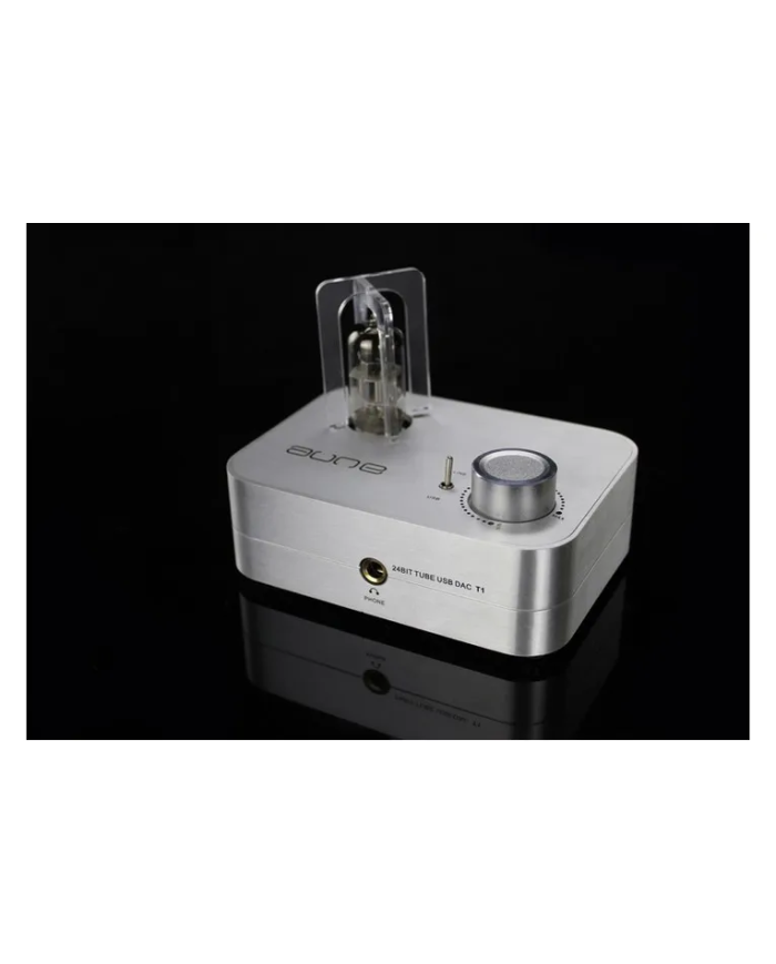 Aune T1 Amplificatore valvolare per cuffie e DAC USB Silver