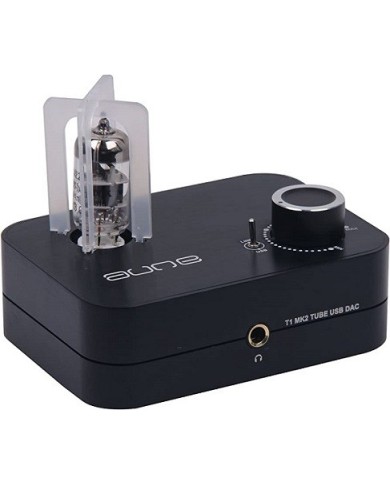 Amplificatore valvolare per cuffie e DAC USB Aune T1 Black