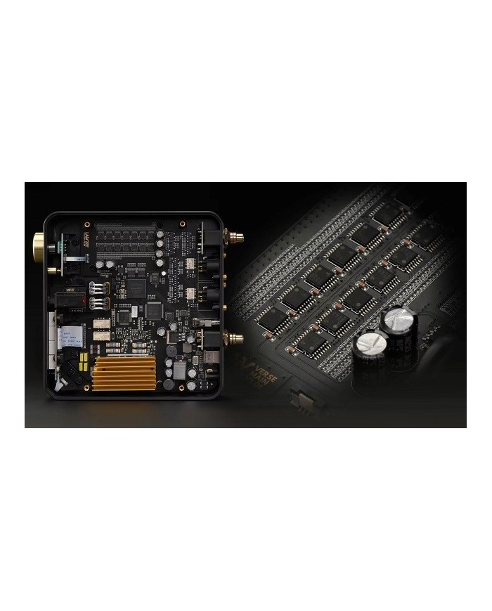 LAiV Crescendo VERSE Black DAC R-2R preampli e ampli cuffie