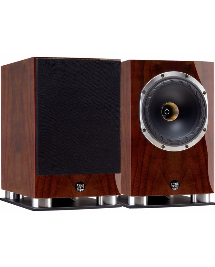 Diffusori bookshelf BassTrax Fyne Audio F500SP Gloss Walnut