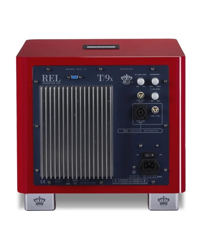 Subwoofer in classe AB REL Acoustics T9x SE Italian Racing Red