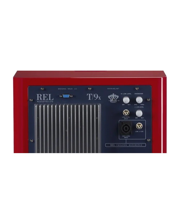 Subwoofer in classe AB REL Acoustics T9x SE Italian Racing Red