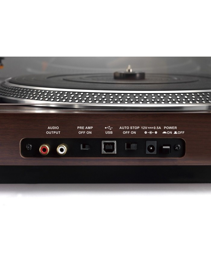 LENCO L-90X LEGNO GIRADISCHI CON USB E PRE FONO INTEGRATO NUOVO GARANZIA ITALIA