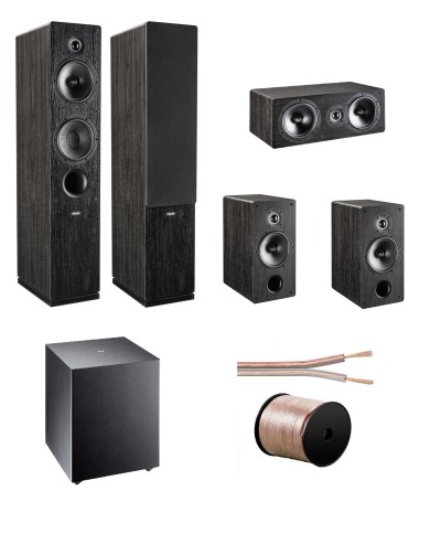 KIT 5.1 COMPLETO INDIANALINE NOTA 550+260+740+ SUB ATTIVO BASSO 840 COLORE NERO 