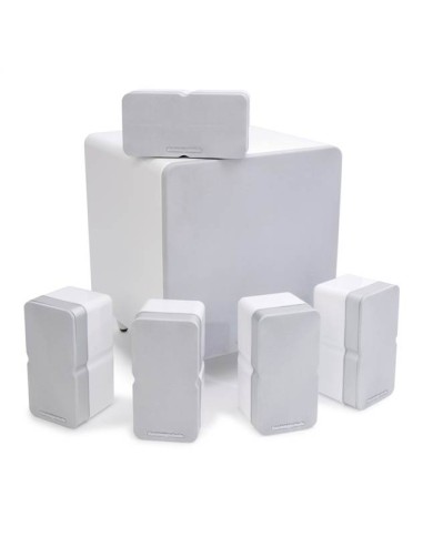 Cambridge Audio MINX 325 Kit Diffusori 5.1 + Subwoofer Attivo Bianco