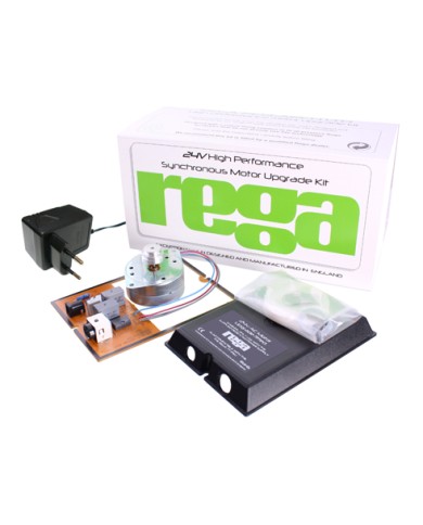 REGA 24V MOTOR UPGRADE KIT CON MOTORE 24v PER GIRADISCHI TIPO VECCHIO 12V