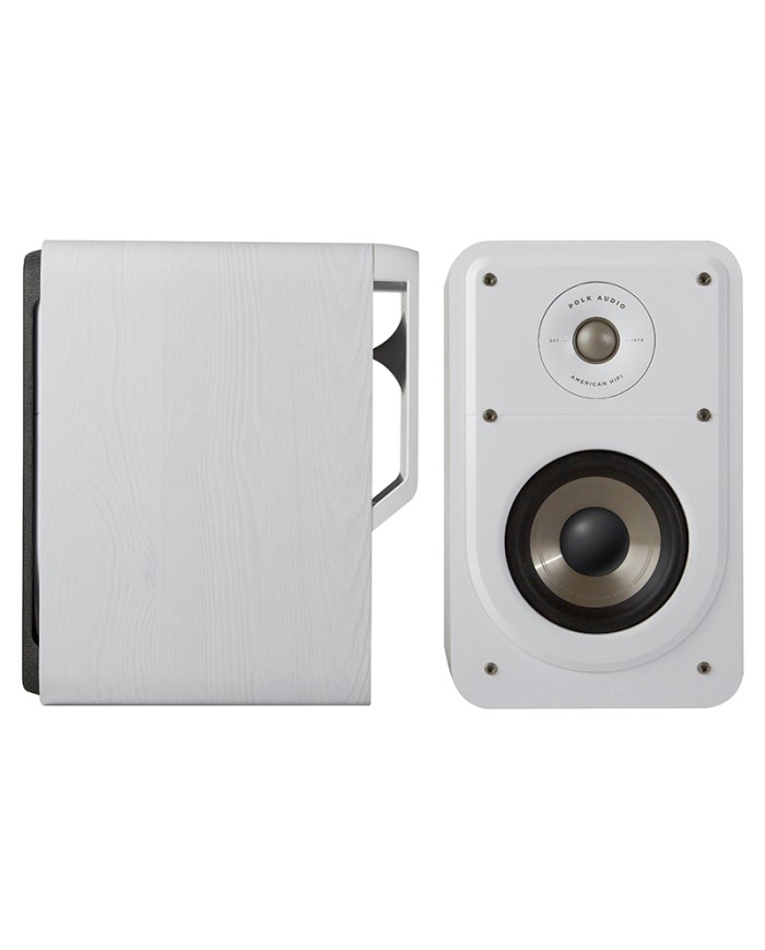 Polk Audio S15e Coppia Diffusori da Stand 2 vie Bass Reflex Bianco