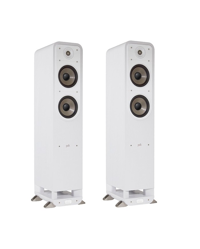 Polk Audio S50e Coppia Diffusori da Pavimento 2 5 vie Bass Reflex Bianco