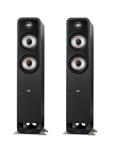 Polk Audio S55e Coppia Diffusori da Pavimento 2 5 vie Bass Reflex Nero