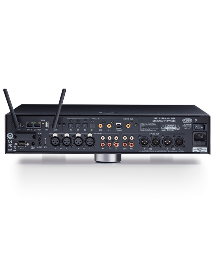 Primare PRE35 PRISMA nero Preamplificatore stereo bilanciato Componentistica superselezionata con streamer incluso