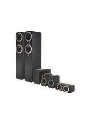 Q Acoustics Q 3050i Cinema Pack 5 Satelliti e Subwoofer Attivo Nero