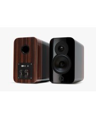 Q Acoustics Q CONCEPT 300 Diffusori 2 vie + Stand Tensegrity Nero Laccato e Palissanndro