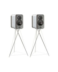 Q Acoustics Q CONCEPT 300 Diffusori 2 vie + Stand Tensegrity Silver Ebano