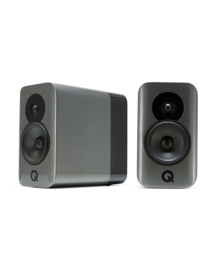 Q Acoustics Q CONCEPT 300 Diffusori 2 vie + Stand Tensegrity Silver Ebano