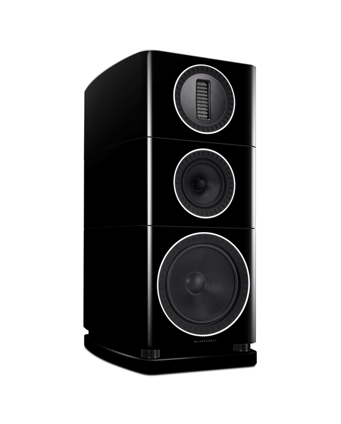 WHARFEDALE ELYSIAN 2 LACCATO NERO COPPIA DIFFUSORI DA SCAFFALE