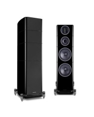 WHARFEDALE ELYSIAN 4 LACCATO NERO COPPIA DIFFUSORI DA PAVIMENTO