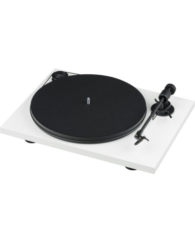 Pro-Ject Primary E Phono bianco giradischi con pre phono integrato e testina Ortofon