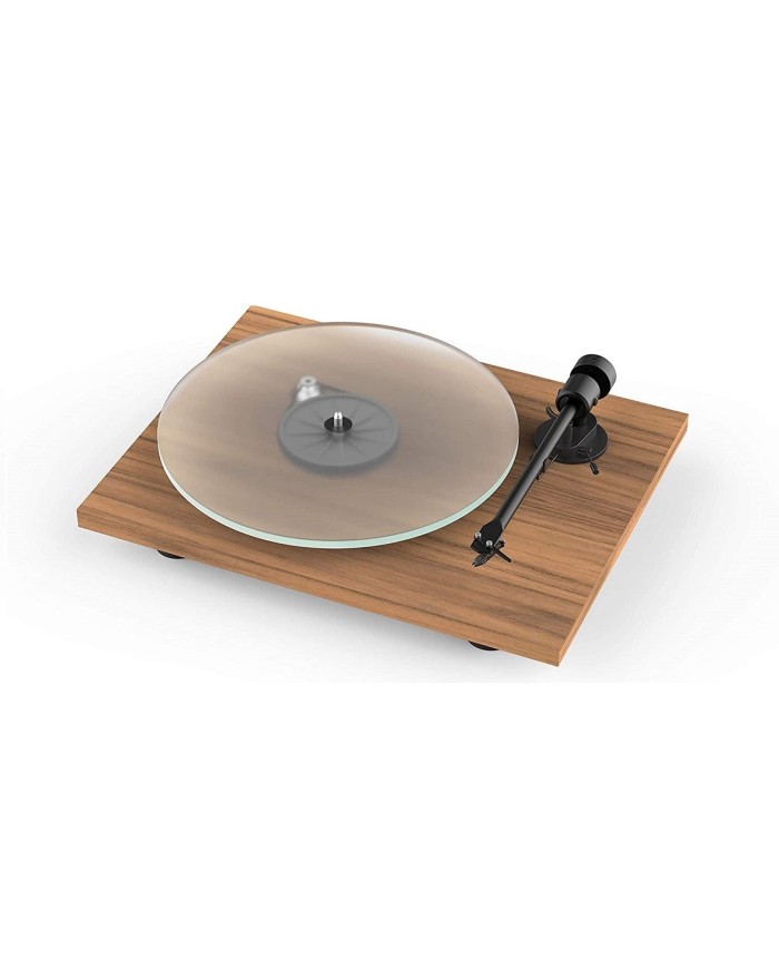 Pro-Ject T1 EVO BT color noce giradischi con bluetooth phono integrato testina Ortofon
