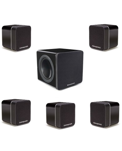 CAMBRIDGE AUDIO MINX NERO KIT DIFFUSORI 5 SATELLITI + SUBWOOFER ATTIVO GARANZIA UFFICIALE ITALIA