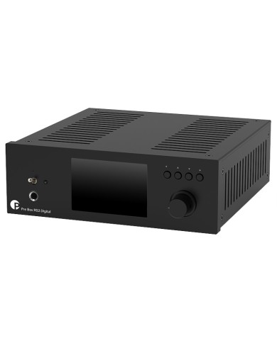 Pro-Ject Pre Box RS2 Digital nero Preamplificatore dual mono con sezione DAC