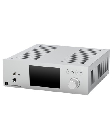 Pro-Ject Pre Box RS2 Digital silver Preamplificatore dual mono con sezione DAC