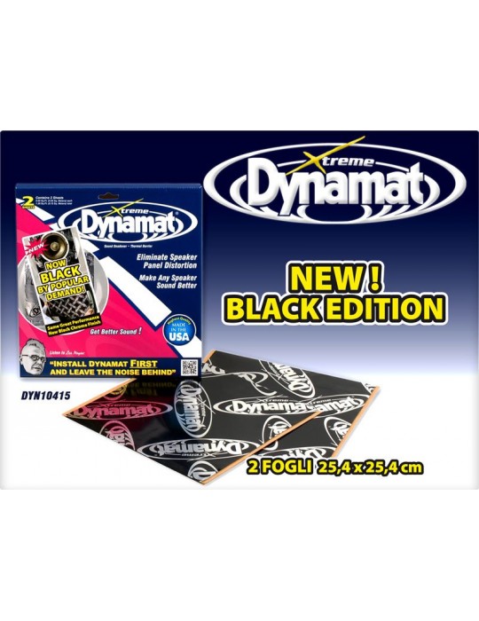 DYNAMAT EXTREME SPEAKER KIT Y10415 2 FOGLI  NEW BLACK EDITION 