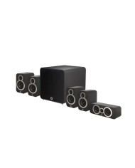 Q Acoustics 3010i Plus Cinema Pack nero kit diffusori 5.1