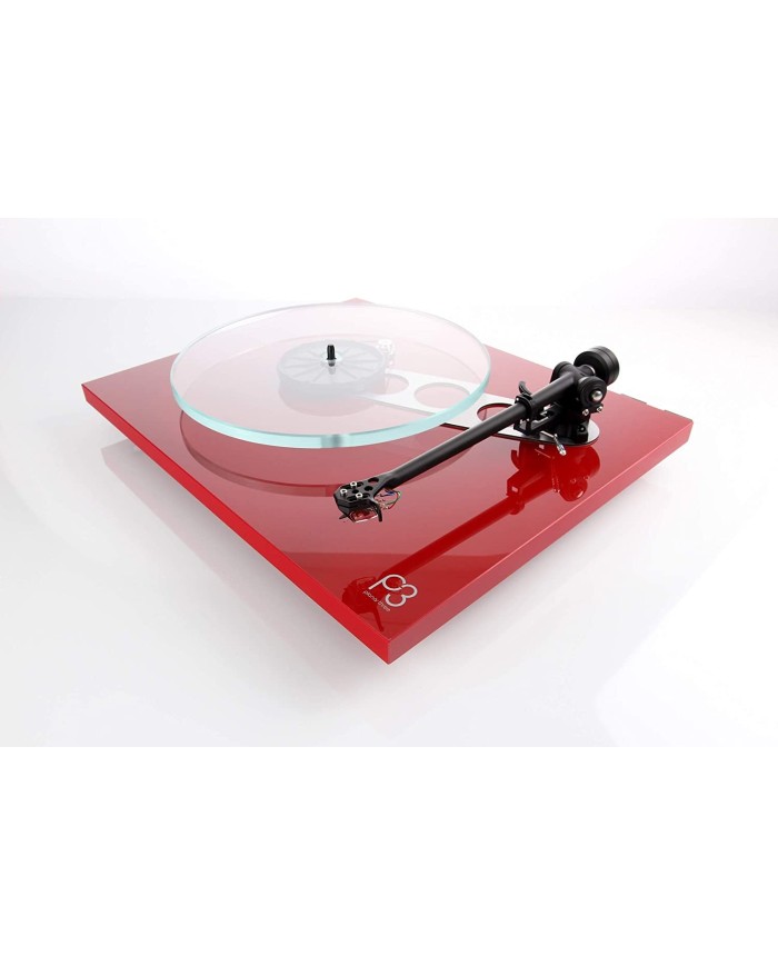 Rega Planar 3 giradischi rosso con testina Elys 2