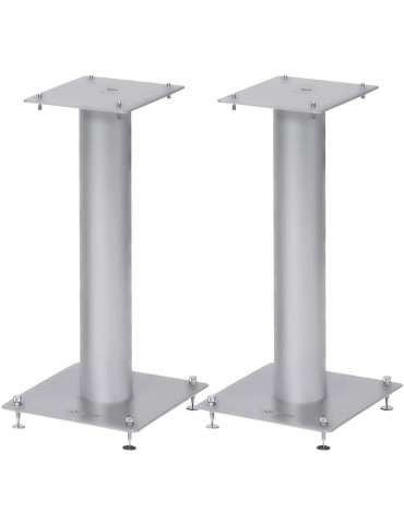 Norstone Stylum 1 silver coppia stand per diffusori altezza 50cm in metallo