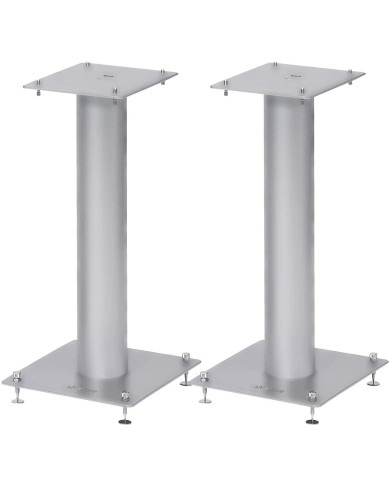 Norstone Stylum 1 silver coppia stand per diffusori 50cm in metallo