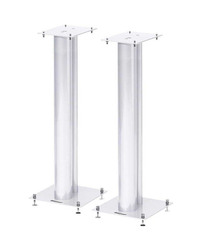 Norstone Stylum 3 bianco coppia stand per diffusori 80cm in metallo
