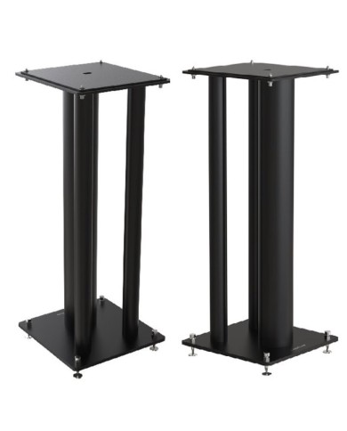 Norstone Stylum Max nero coppia stand triplo pilastro 60cm in metallo