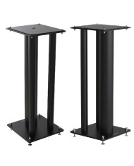 Norstone Stylum Max nero coppia stand triplo pilastro 60cm in metallo