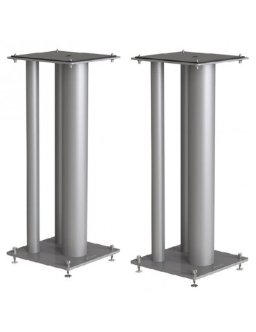 Norstone Stylum MAX silver coppia stand triplo pilastro da 60cm in metallo