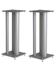 Norstone Stylum Max silver coppia stand triplo pilastro 60cm in metallo