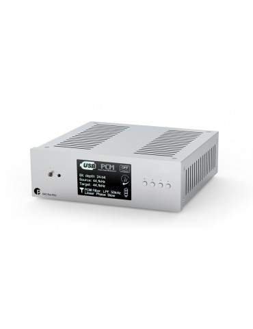 Pro-Ject Audio DAC Box RS2 silver convertitore DAC con stadio di uscita a valvole e decodifica MQA