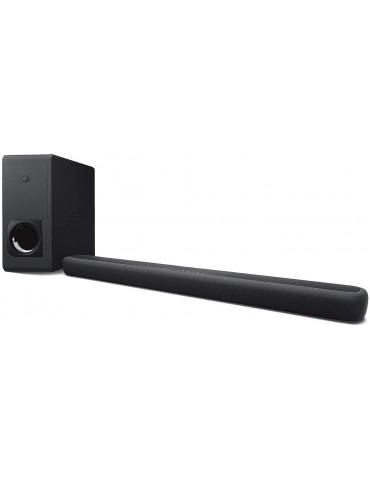 Yamaha Soundbar YAS-209 nera con sub wireless e comandi vocali Alexa integrati