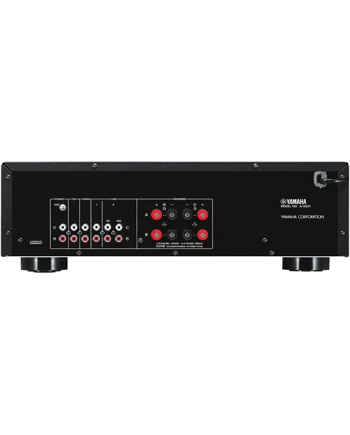 Yamaha A-S201 amplificatore stereofonico nero + telecomando