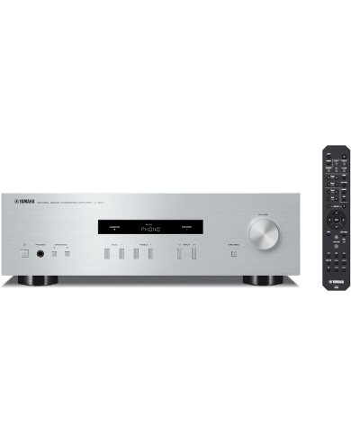 Yamaha A-S201 amplificatore stereofonico silver + telecomando