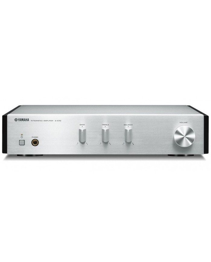 Yamaha A-670 amplificatore stereofonico silver + telecomando