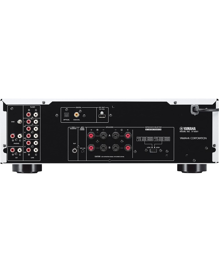 Yamaha A-S301 amplificatore stereofonico silver + telecomando