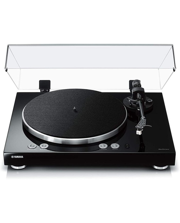 Yamaha TT-N503 Giradischi nero MusicCast VINYL 500 Trazione a cinghia