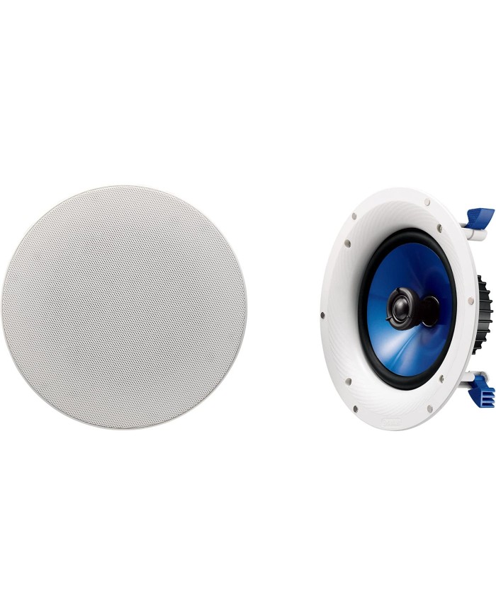 Yamaha NS-IC800 diffusore bianco da incasso con griglia magnetica