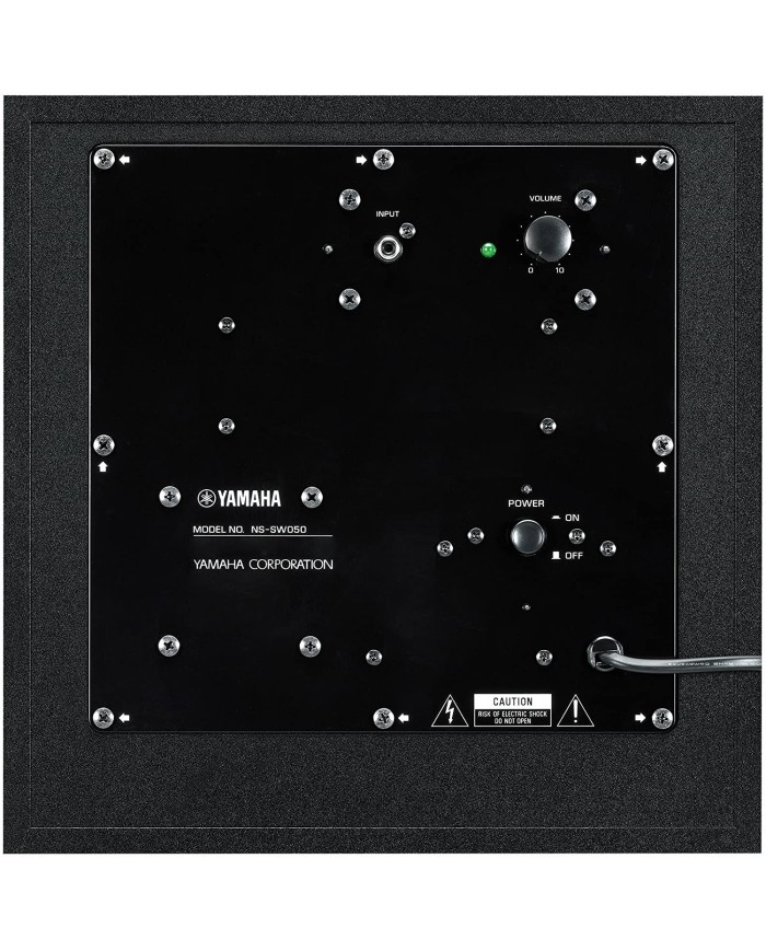 Yamaha NS-SW050 subwoofer nero 100 W cono 20cm