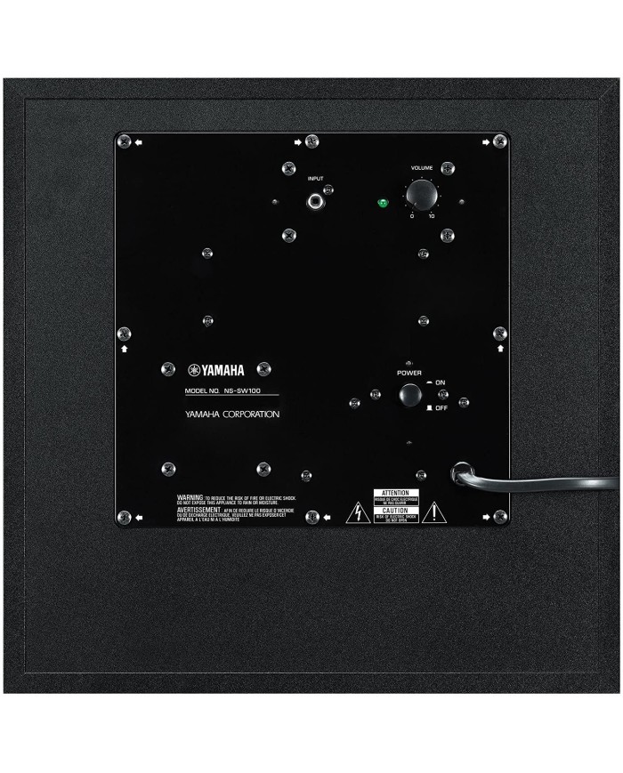 Yamaha NS-SW100 subwoofer nero 100 W cono 25cm